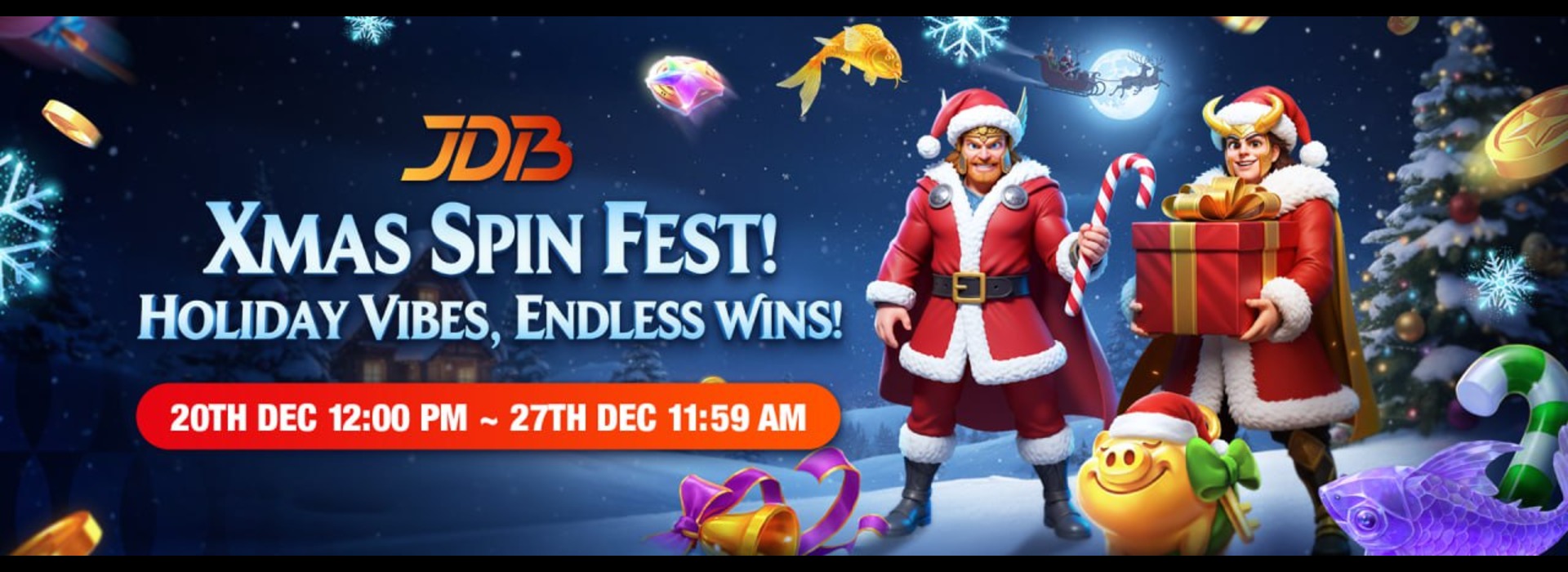 JDB - 圣诞旋转祭！